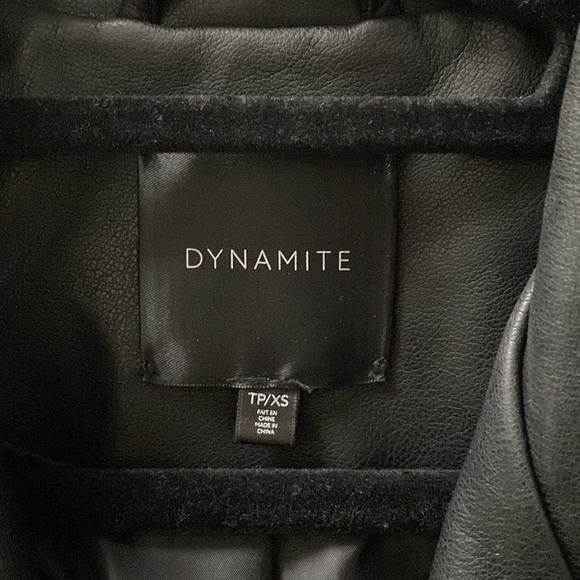 Dynamite clothing leather jacket XS - Picture 2 of 2